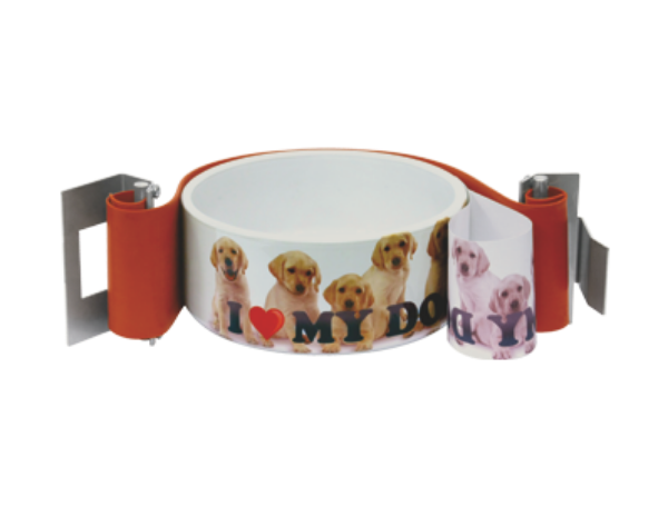 HIX 2-Step Clasp "Snap" Dog Bowl Wraps 7.25" diameter 3.375" tall