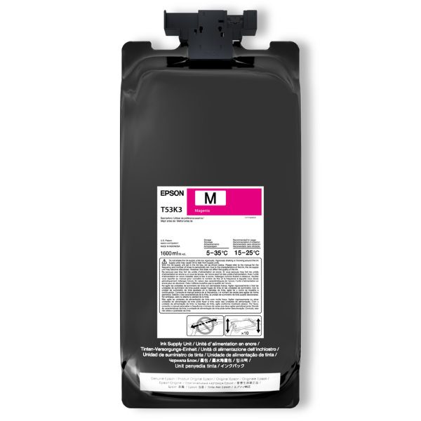 Epson UltraChrome DS Magenta Ink 1.6 Liter for SureColor F6470, F6470H (2 Pack)	