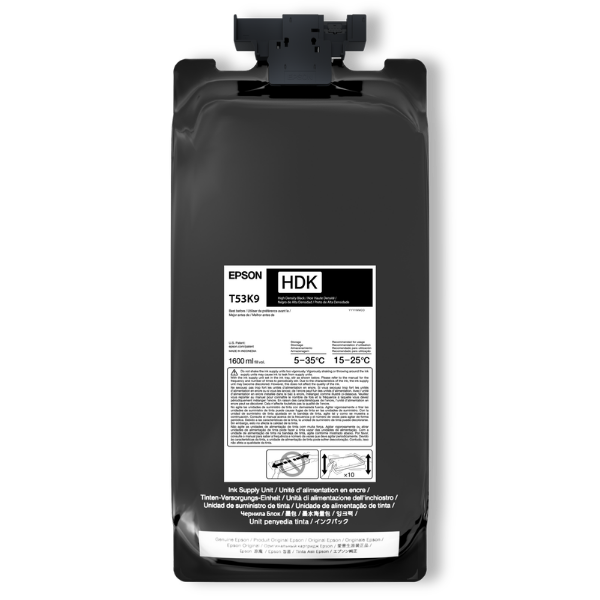Epson UltraChrome DS HD Black Ink 1.6 Liter for SureColor F6470, F6470H (2 Pack)	