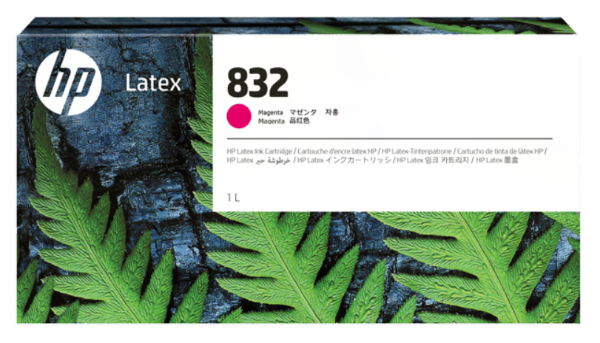 HP 832 1-Liter Magenta Ink Cartridge for Latex 630, 630 W, 700, 700W, 730, 730W