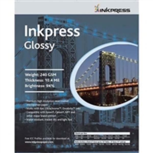 INKPRESS Glossy 4"x6" 100 Sheets