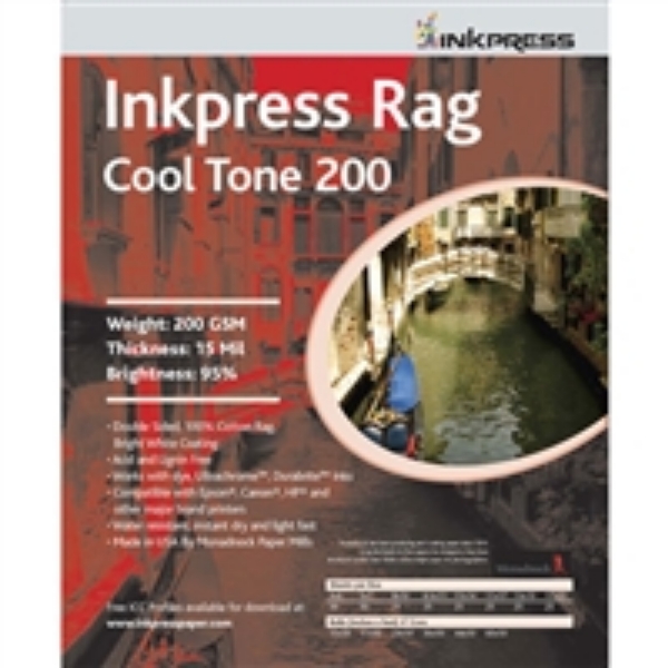 Inkpress Cool Tone 200 gsm 60"x50ft Roll