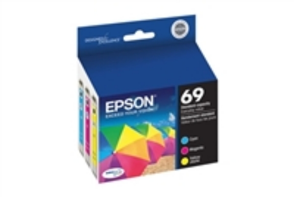 Epson 69 DuraBrite Ultra Ink for Stylus CX5000, CX6000 and WorkForce 30, 40, 310, 315, 500, 600, 610, 615, 1100   T069520