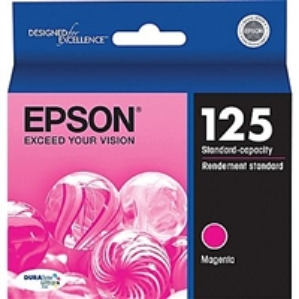 Epson DuraBrite Ultra Ink Magenta for Stylus NX125, NX127, NX130, NX230, NX420, NX530, NX625 and WorkForce 320, 323, 325, 520   T125320