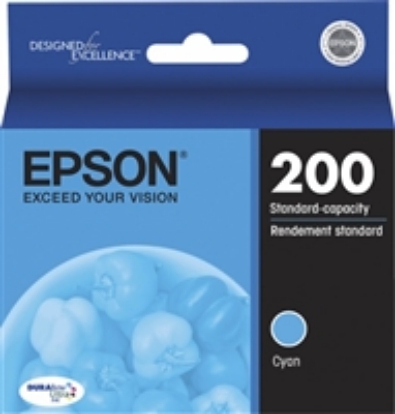 Epson 200 DURABrite Cyan Ink Cartridge   T200220