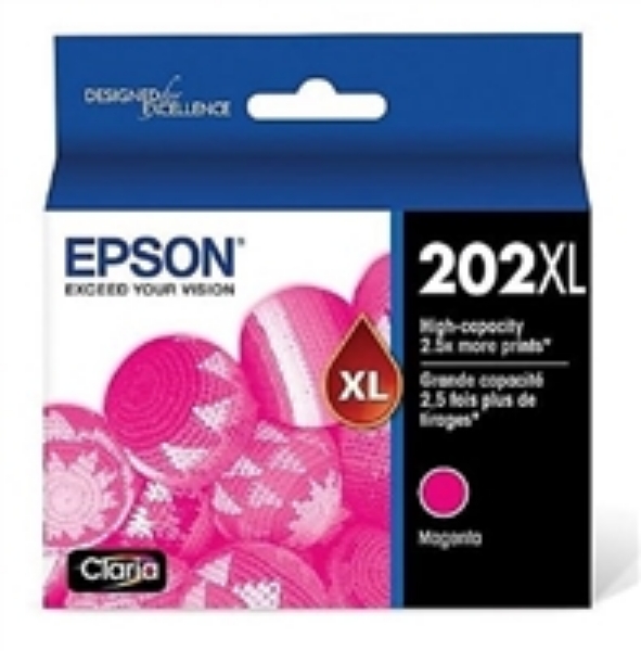Epson T202 Magenta XL Ink Cartridge for WorkForce 2860 and Expression Home XP 5100   T202XL320S