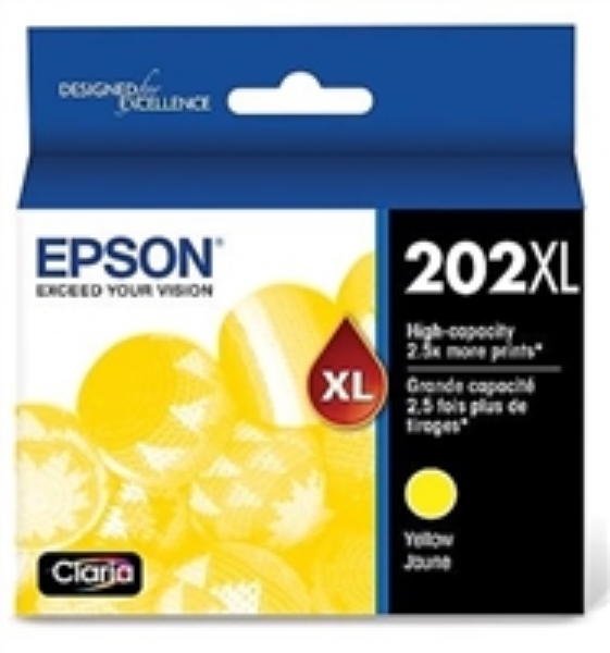 Epson 202XL Yellow Ink Cartridge for WorkForce 2860 and Expression Home XP 5100    T202XL420S