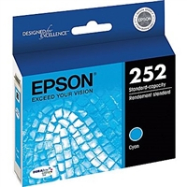 Epson 252 DURABrite Ultra Cyan Ink Cartridge   T252220