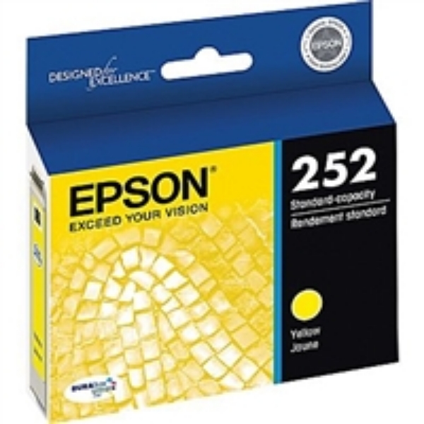 Epson 252 DURABrite Ultra Yellow Ink Cartridge   T252420