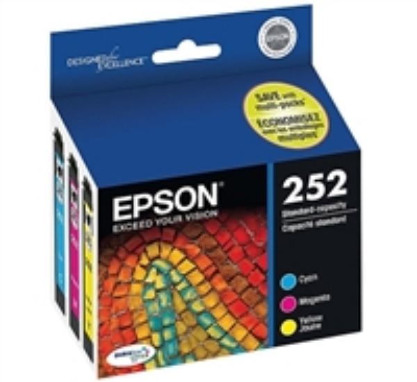 Epson 252 DURABrite Ultra High Yield Black/Cyan/Magenta/Yellow Ink Cartridges   T252XLBCS