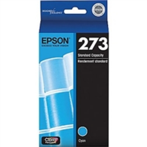 EPSON 273 Claria Premium Cyan Ink Cartridge For Expression XP 520, XP 600, XP 610, XP 620, XP 800, XP 810, XP 820    T273220