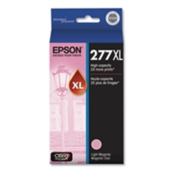 Epson 277XL High Capacity Light Magenta Ink Cartridge for Expression Photo XP 850, XP 860, XP 950, XP 960   T277XL620 S