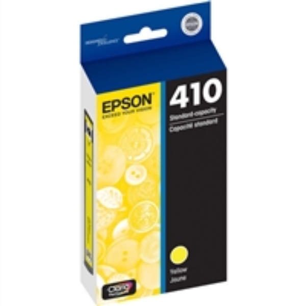 Epson 410 Claria Yellow Ink for Expression XP 530, XP 630, XP 640, XP 830, XP 7100  T410420