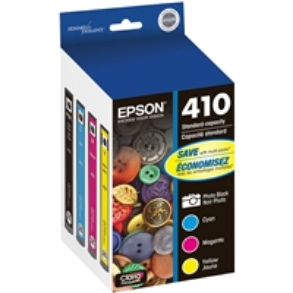 Epson 410, Black and Color Ink Cartridge Combo Pack   T410520