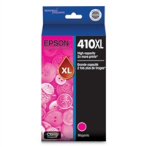 Epson 410XL Claria High Yield Magenta Ink for Expression XP 530, XP 630, XP 640, XP 7100, XP 830   T410XL320S