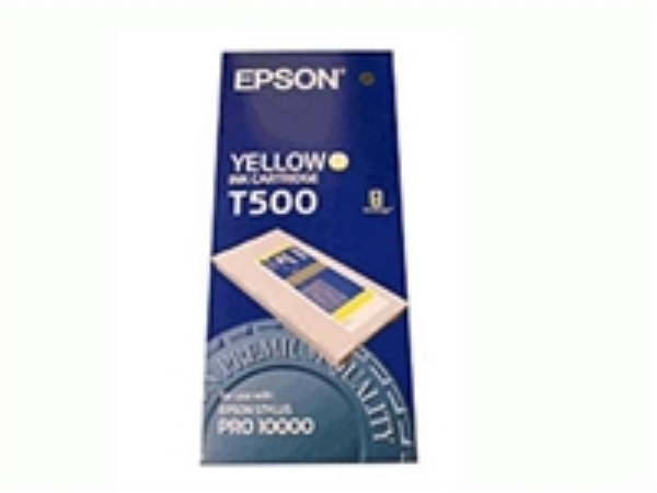 Epson Yellow Photographic Dye Ink Cartridge for Pro 10000, 10600   T500011