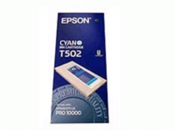 Epson Cyan Photographic Dye Ink Cartridge for Pro 10000, 10600   T502011