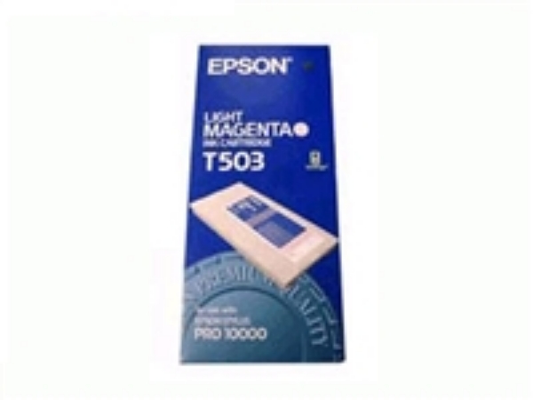 Epson Light Magenta Photographic Dye Ink Cartridge for Pro 10000, 10600   T503011