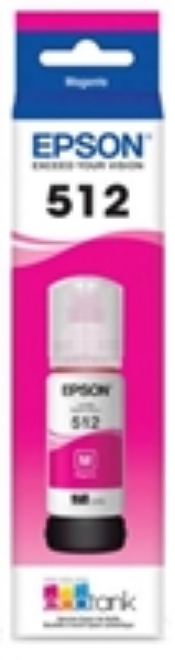 Epson EcoTank 512 Magenta Ink Bottle for Premium Expression ET 7750, ET 7700