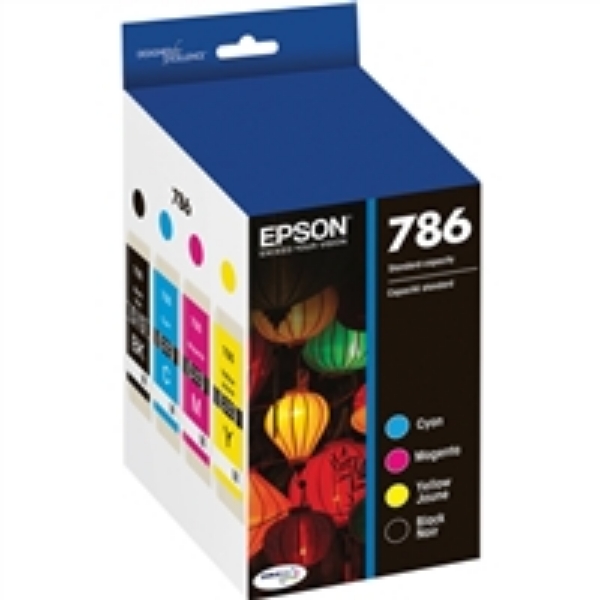 Epson Durabrite Standard Capacity Color Multi pack (cmyk)   T786120 BCS