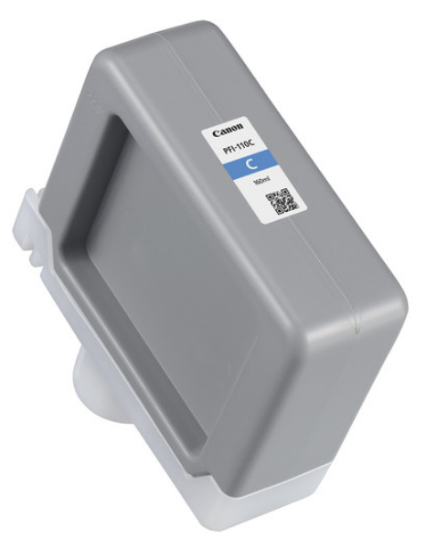 Canon PFI-110C Cyan Ink Tank (160mL) for imagePROGRAF TX-3000/TX-3100/TX4000/TX-4100 - 2365C001AA