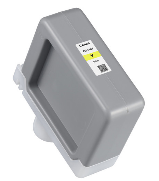Canon PFI-110Y Yellow Ink Tank (160mL) for imagePROGRAF TX-3000/TX-3100/TX-4000/TX-4100 - 2367C001AA