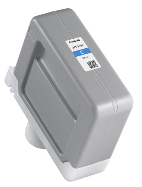 Canon PFI-310C Pigment Cyan Ink Tank (330mL) for imagePROGRAF TX-3000/TX-3100/TX-3200/TX-4000/TX-4100/TX-4200 - 2360C001AA