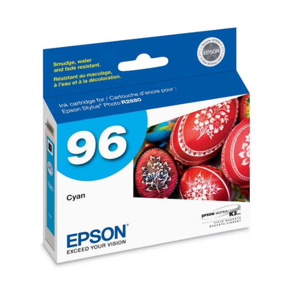 Epson 96 UltraChrome K3 Ink Cyan for Stylus R2880 T096220