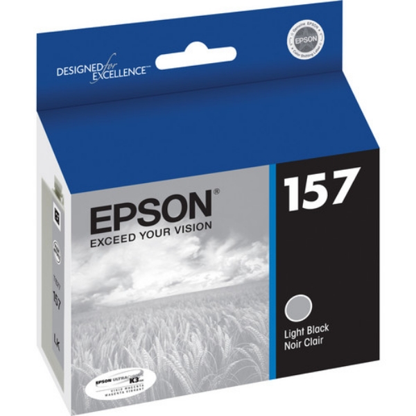Epson 157 UltraChrome K3 Light Black Ink 25.9ml for Stylus R3000 T157720
