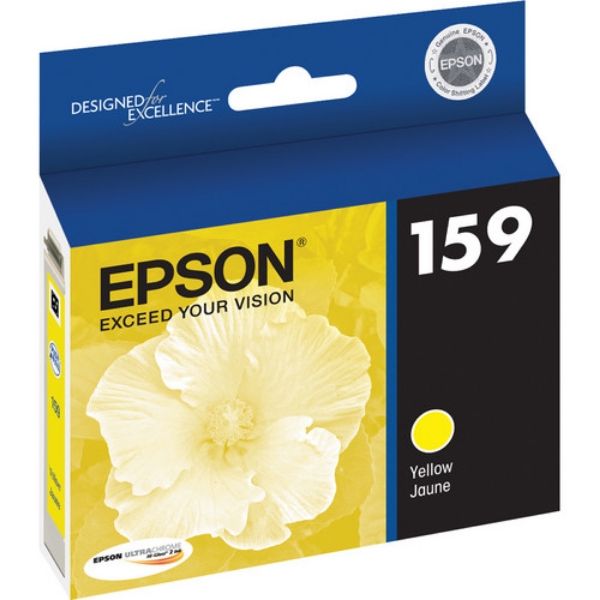 Epson 159 UltraChrome Hi Gloss Ink Yellow for Stylus R2000 T159420