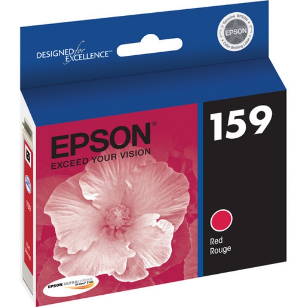 Epson 159 UltraChrome Hi Gloss Red Ink Cartridges for Stylus R2000 T159720