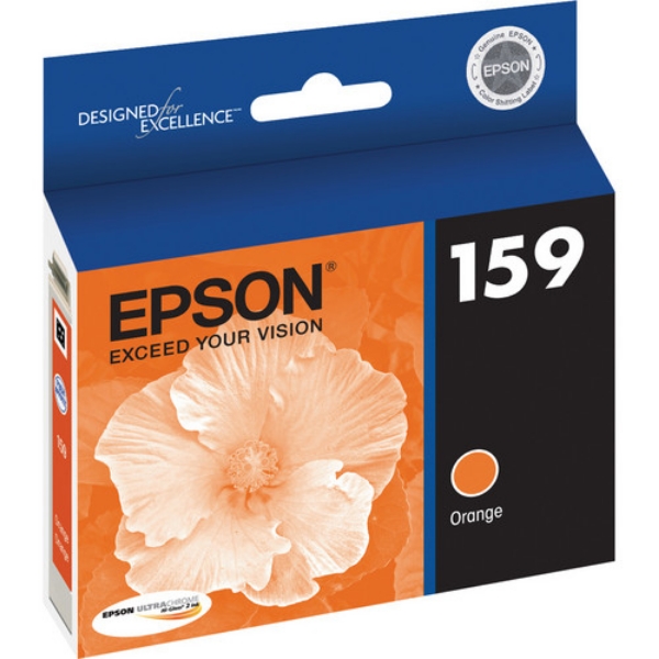 Epson 159 UltraChrome Hi Gloss Ink Orange for Stylus R2000 T159920