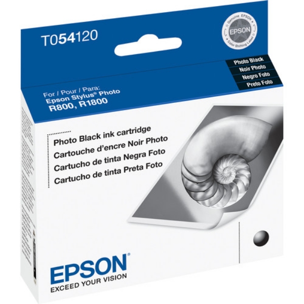 Epson UltraChrome Photo Black Ink for Stylus R800, R1800 T054120