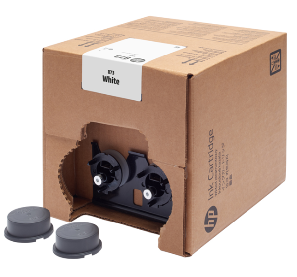 HP 873 3-Liter White Latex Ink Cartridge for Latex 800W, 830W