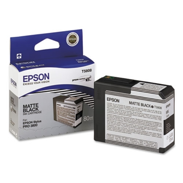 Epson T580 UltraChrome K3 Matte Black Ink 80ml for Stylus Pro 3800, 3880 - T580800