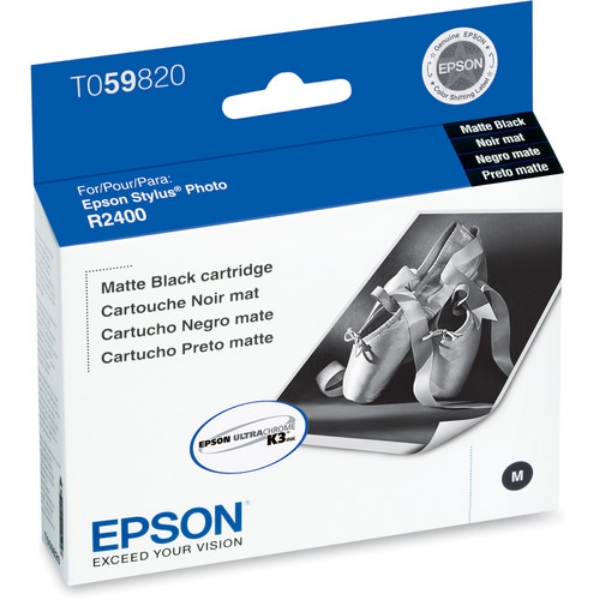 Epson 59 UltraChrome K3 Matte Black Ink for Stylus R2400 T059820