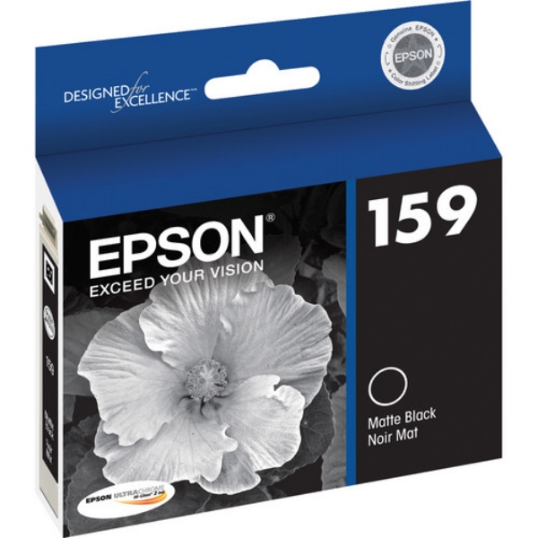 Epson 159 UltraChrome Hi Gloss Ink Matte Black for Stylus R2000 T159820