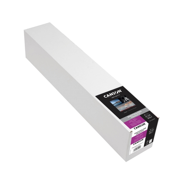 Canson Infinity PhotoGloss Premium RC 270gsm 24"x100' Roll 3" Core