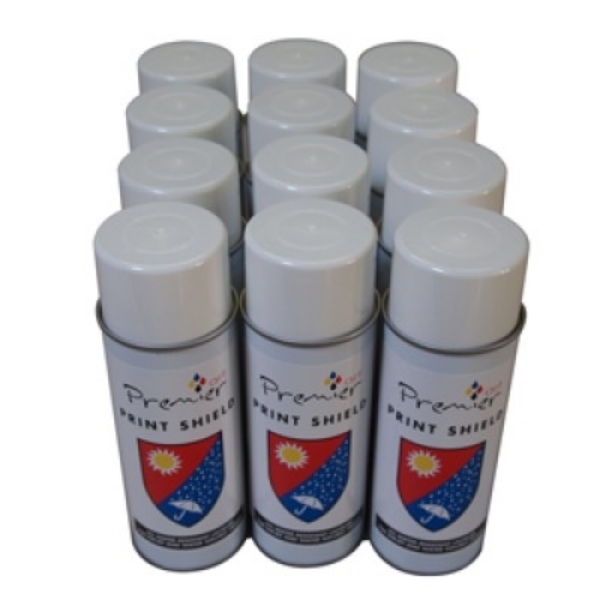 PremierArt Print Shield Lacquer Based Spray 12 Cans (400ml per can)