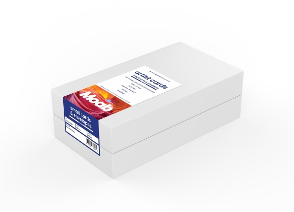Moab Artist Cards and Envelopes HEAVY 305gsm 4.5x6, (#6 Small) 100 Cards/Envelopes