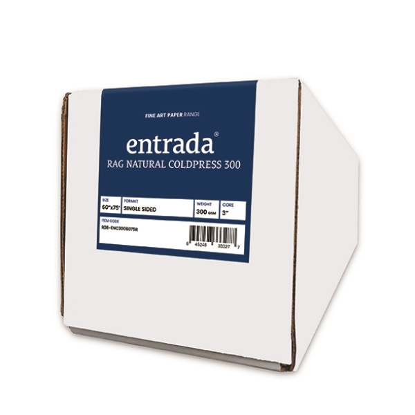 Moab Entrada Rag Natural Coldpress 300gsm 60"x75' Roll
