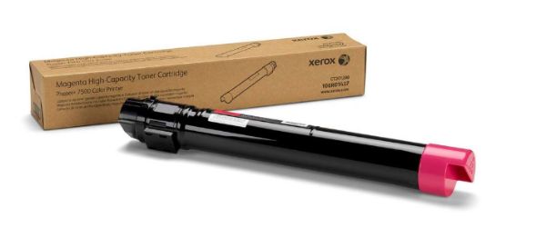 Xerox Phaser 7500 Magenta High-Capacity Toner Cartridge - 106R01437