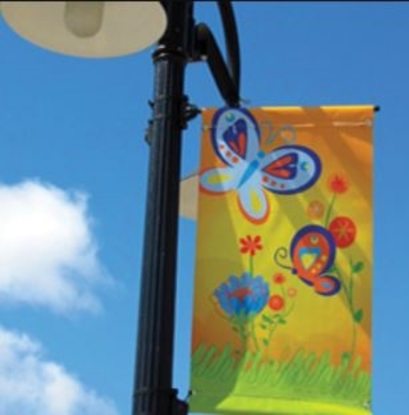 UltraFlex Pole Banner 18oz Heavy Duty Matte Blockout Banner Material 54"x164' Roll