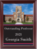 UNISUB Gloss White MDF Plaque w/Cherry Ogee Edge 8"x10" (0.625" thick) - 14 pieces