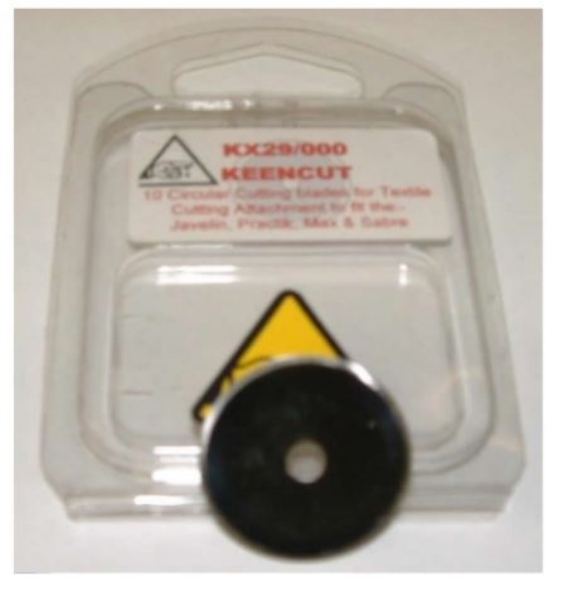 Keencut 28mm Circular Textile Cutting Wheels (Pack of 10)