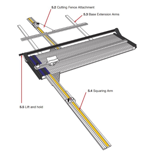 Keencut Cutting Fence Attachment for Flexo Plate Cutter