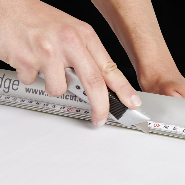 Keencut Steel Tip Precision Safety Straight Edge 18in.
