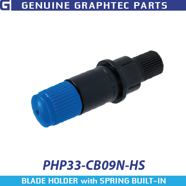 GRAPHTEC 0.9mm Blade Holder Blue Top, Black ABS Tip for CB09 Series Blades