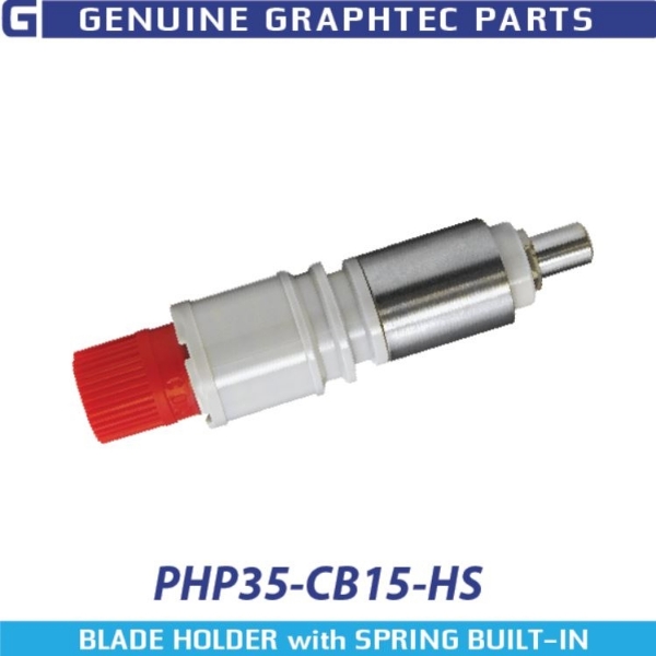 GRAPHTEC 1.5mm Red Top, Black Brass Tip Blade Holder for CB15 Blades