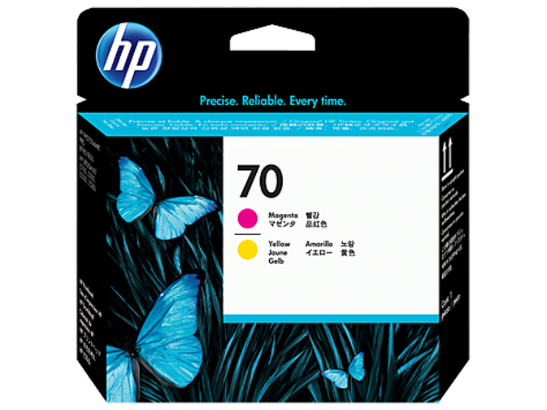 HP 70 Magenta and Yellow DesignJet Printhead for DesignJet Z2100, Z3100, Z3200, Z5200, Z5400 - C9406A